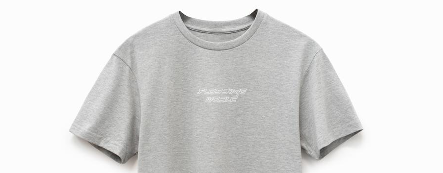 Simple Crewneck Logo T Shirt